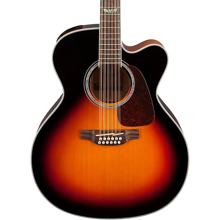 Takamine GJ72CE-12 G Series Jumbo Cutaway 12-String Acoustic-Electric Guitar Gloss Sunburst