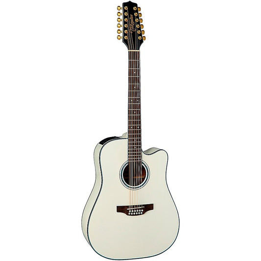 Takamine GD-37CE PW 12-string Acoustic-electric Dreadnought - Pearl White