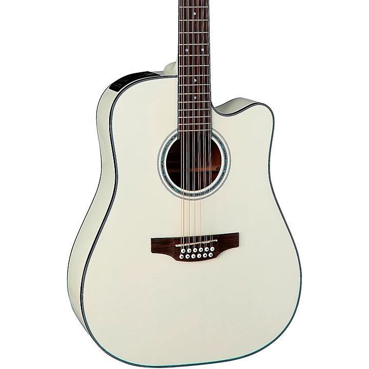 Takamine GD-37CE PW 12-string Acoustic-electric Dreadnought - Pearl White