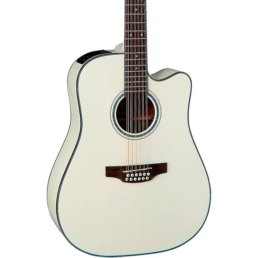 Takamine GD-37CE PW 12-string Acoustic-electric Dreadnought - Pearl White