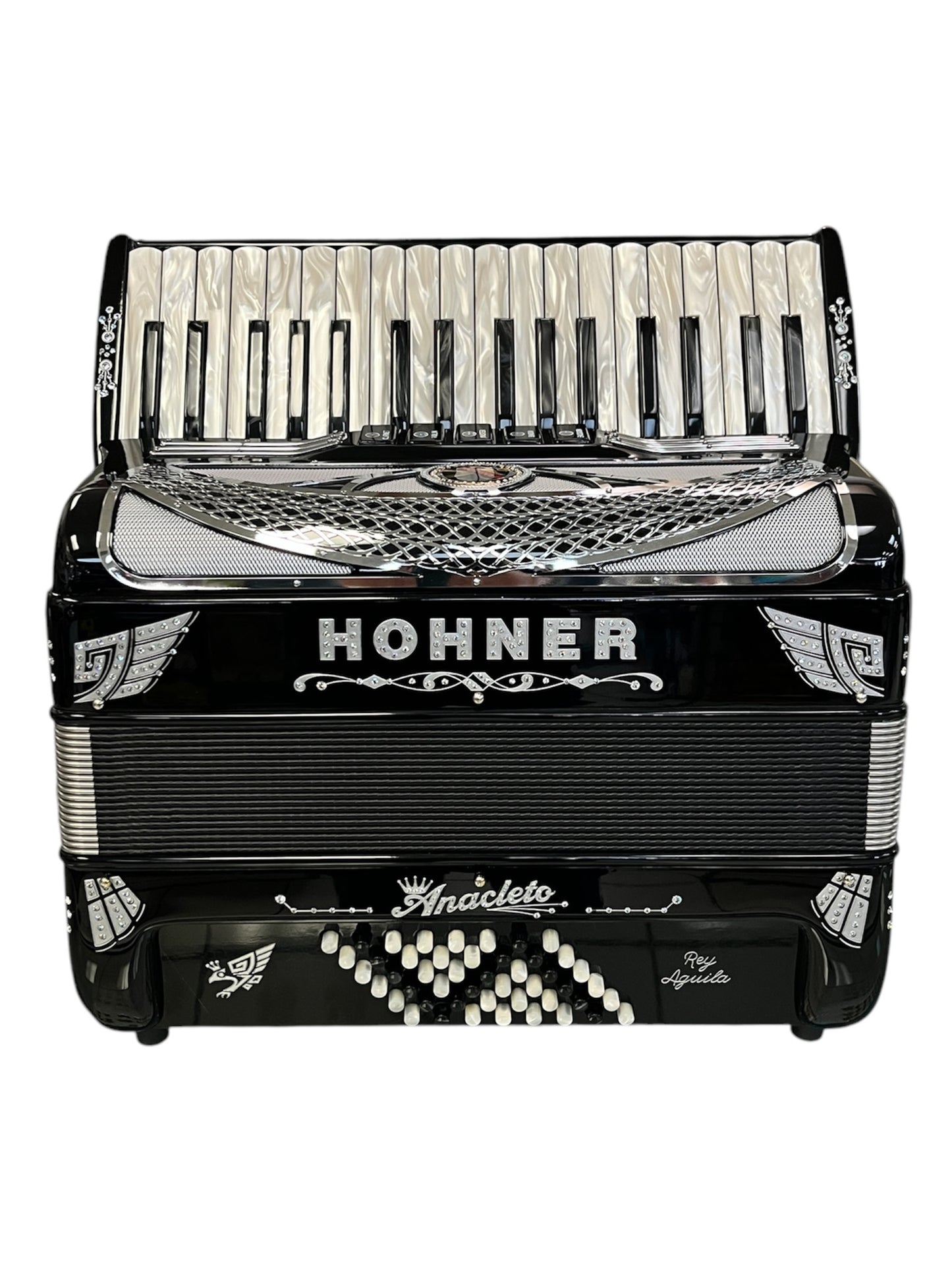 Hohner Anacleto Latino III 34/48 5 Switch Accordion - BLACK