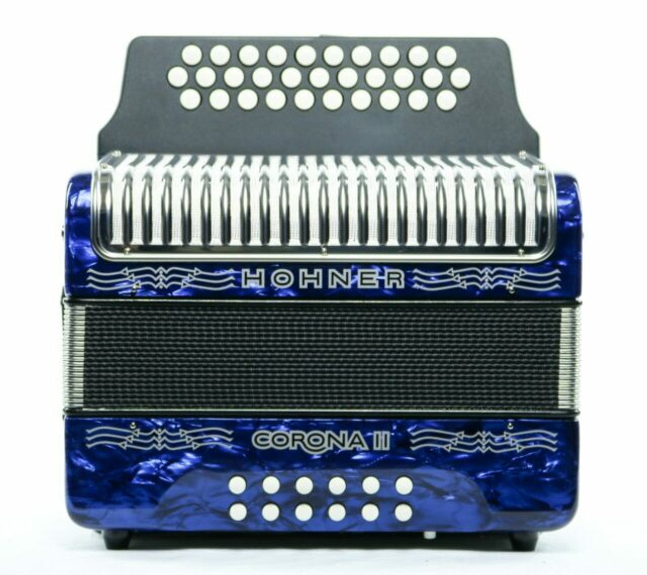 Hohner Corona II Diatonic Accordion-Keys of G/C/F