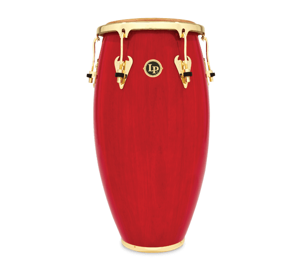 LATIN PERCUSSION MATADOR SERIES M752S-RW  CONGA, RED W/ GOLD HARDWARE