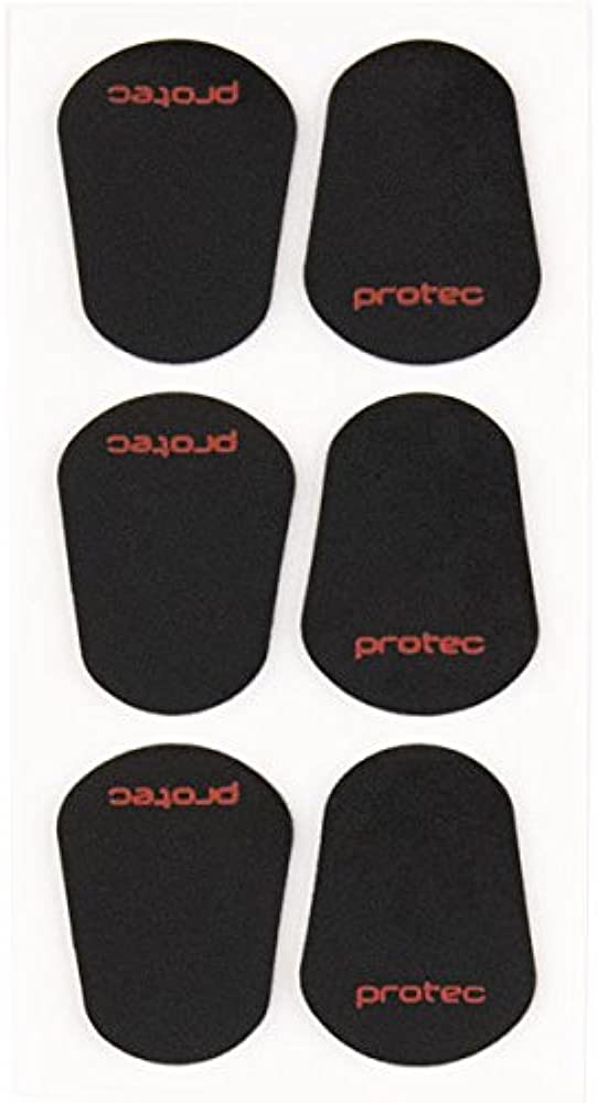 Protec MCL8B Large Black Mouthpiece Cushions, .8mm - 6 pack