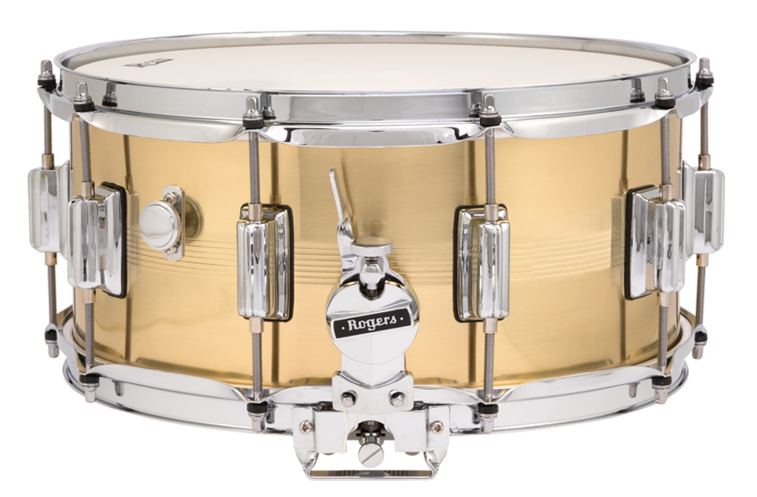 Rogers Drums Dyna-sonic Brass Snare Drum - 6.5 x 14 inch