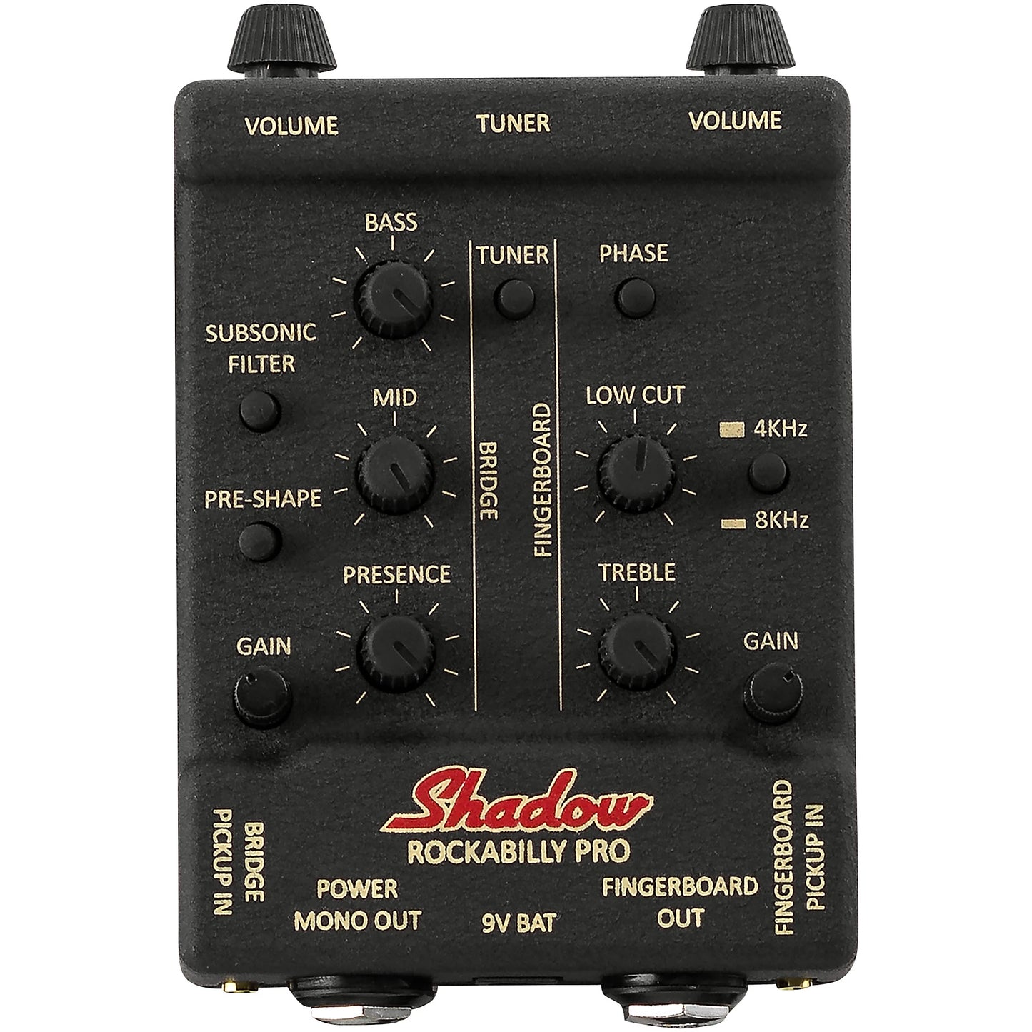 SH RB-PRO Rockabilly Pro Dual Pickup & Preamp System for Upright Bass & Tololoche