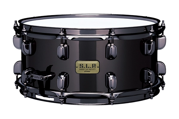 Tama S.L.P. Black Brass Snare Drum - 6.5 x 14 inch - Black Nickel