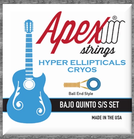 SXB2874B APEX® “HYPER ELLIPTICAL CRYOS” BAJO QUINTO STAINLESS STEEL “BALL END” SET