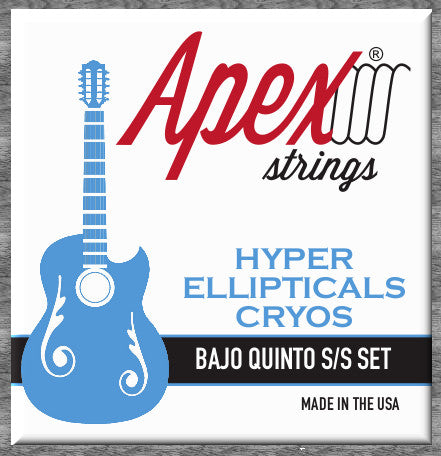 SXB2874 APEX® “HYPER ELLIPTICAL CRYOS” BAJO QUINTO STAINLESS STEEL SET