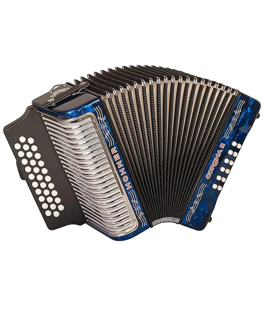 Hohner Corona II Diatonic Accordion - Keys of F/Bb/Eb