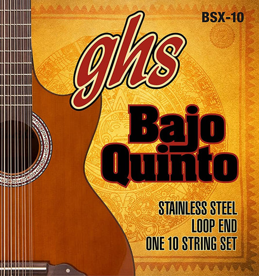 GHS BSX-10 Stainless Steel Bajo Quinto Strings