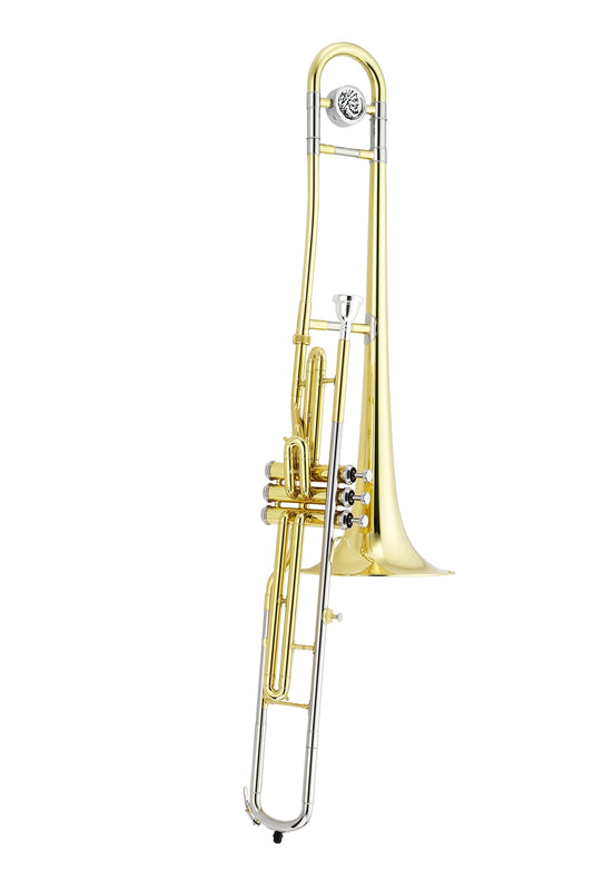 Jupiter JTB720V Series C Valve Trombone Lacquer Yellow Brass Bell