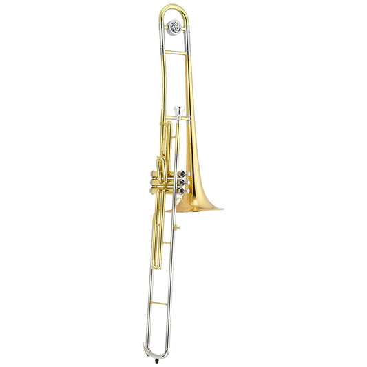 Jupiter JTB700VR Student Bb Valve Trombone - Clear Lacquer with Rose Brass Bell