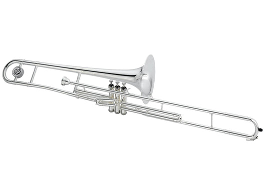 Jupiter JTB700VS Student Bb Valve Trombone - Silver-plated with Yellow Brass Bell