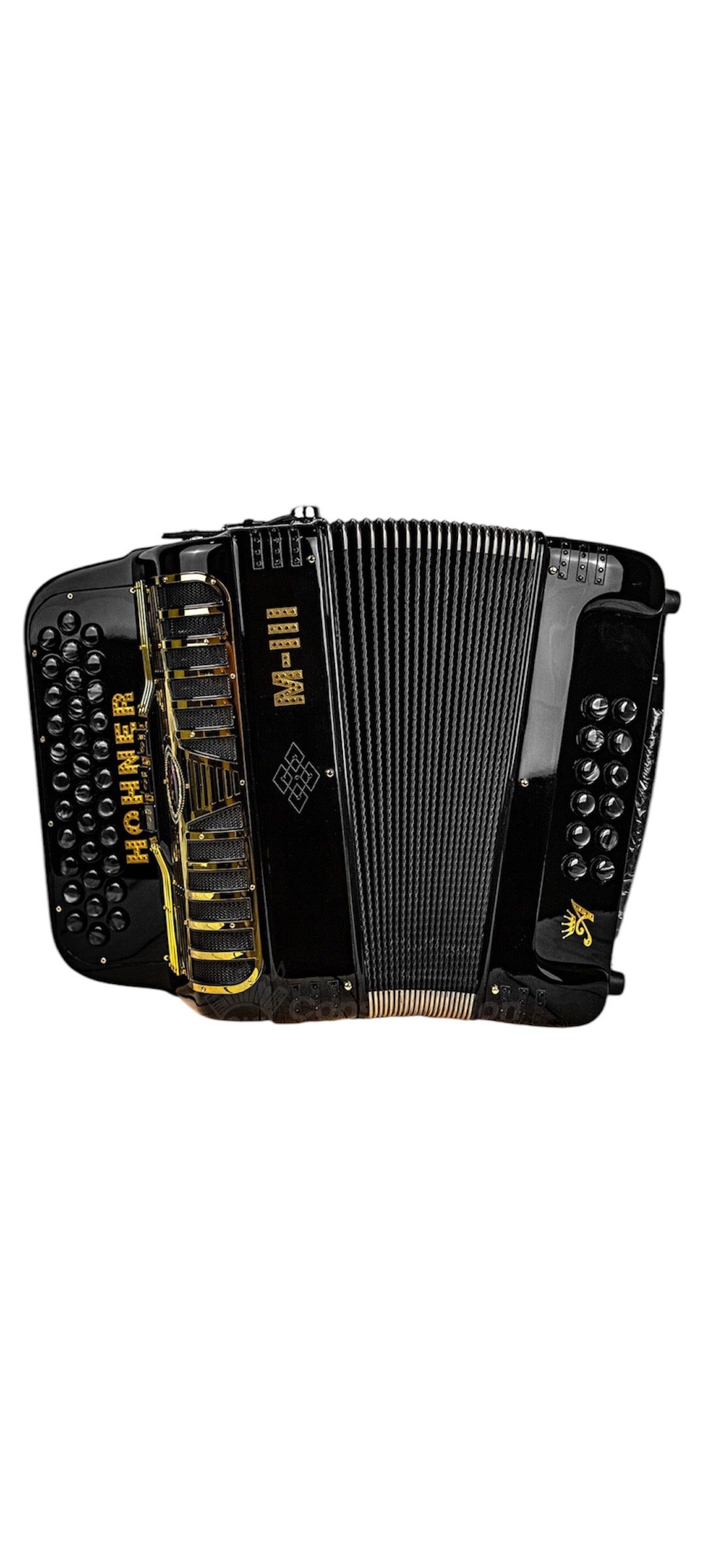 Hohner Anacleto MARK III 3 Switch Compact EAD Accordion - Black