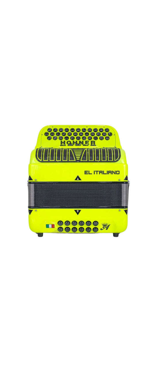 Hohner Anacleto El Italiano - 5 Switch - Super Compact Accordion - Yellow