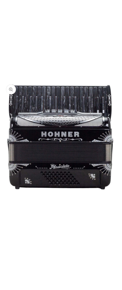 Hohner Anacleto Latino III 34/48 5 Switch Accordion - BLACK