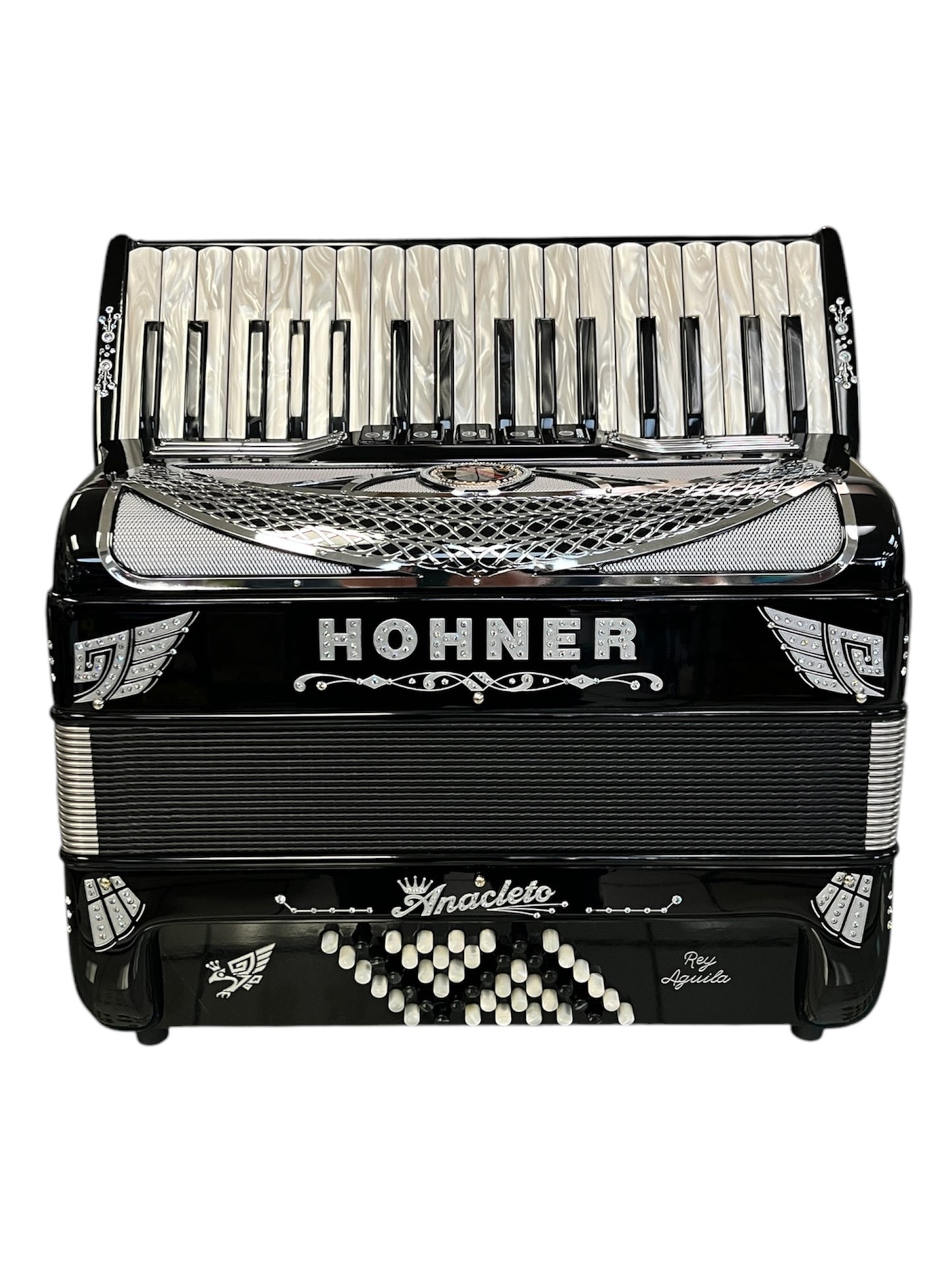 Hohner Anacleto Latino III 34/48 5 Switch Accordion - BLACK