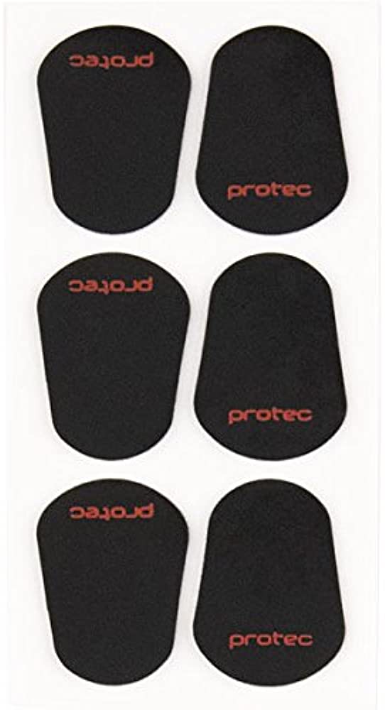 Protec MCL8B Large Black Mouthpiece Cushions, .8mm - 6 pack