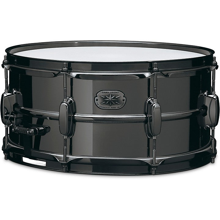 Trống Snare TAMA Metalworks MT1465DBN 14x6.5 inch Thép Mạ Nickel Đen (Black Nickel, Ngừng Sản Xuất) https://salinasmusic123.com/cdn/shop/files/tamablackniquel.jpg?v=1683330610
