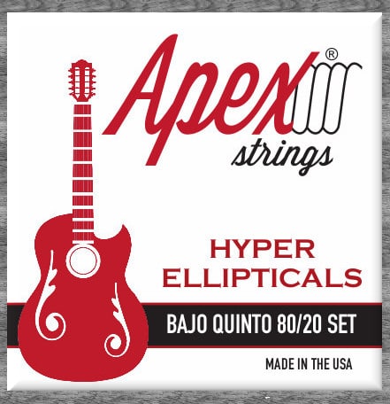 BXB2874 APEX® “HYPER ELLIPTICALS” BAJO QUINTO BRONZE SET