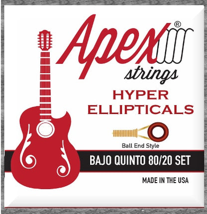 BXB2874B APEX® “HYPER ELLIPTICALS” BAJO QUINTO BRONZE “BALL END” SET