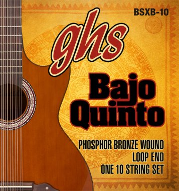 GHS BSXB-10 Phosphor Bronze Bajo Quinto Strings