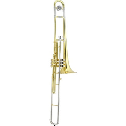 Jupiter JTB700V Student Bb Valve Trombone - Clear Lacquer with Yellow Brass Bell