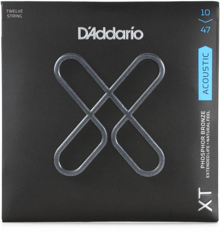 D'Addario XT Acoustic Strings, 12-String Light, 10-47